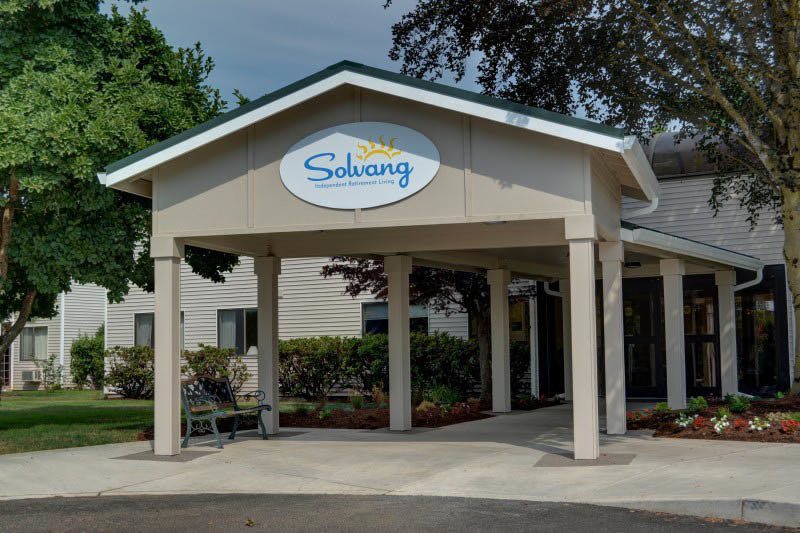 Solvang Entrance to Senior Living