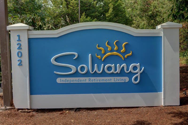 Solvang Signage Senior Living